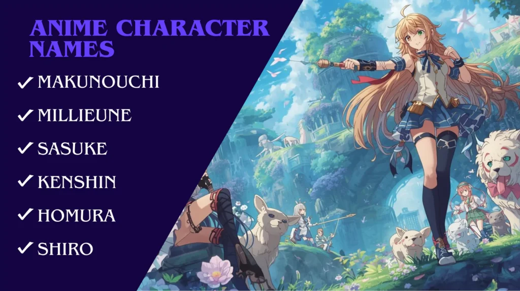 Cool Anime Names Cool Anime Names
