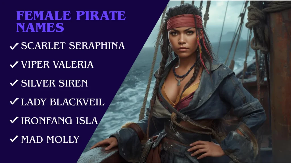 Female Pirate Names
