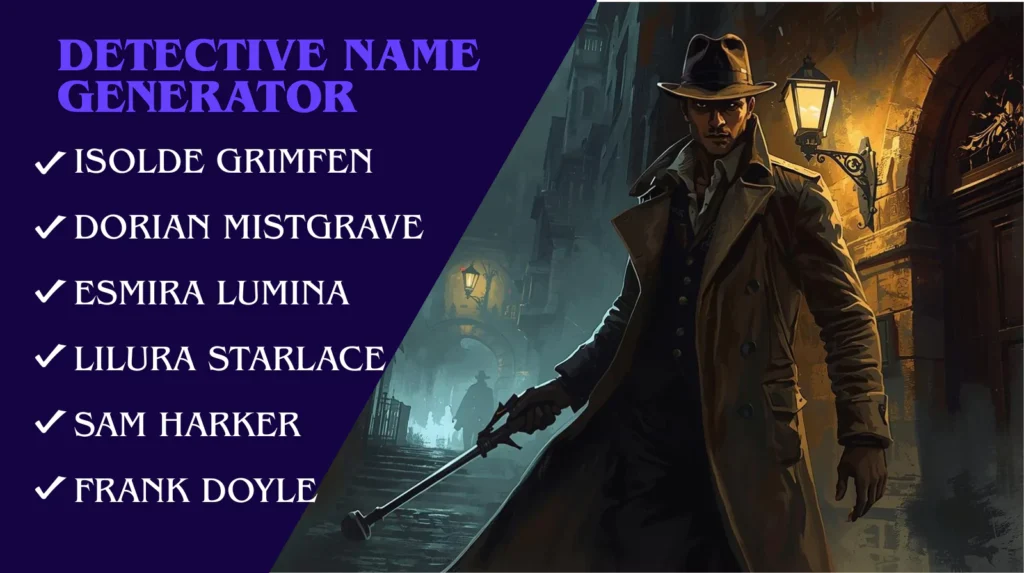 Good Detective Names Good Detective Names