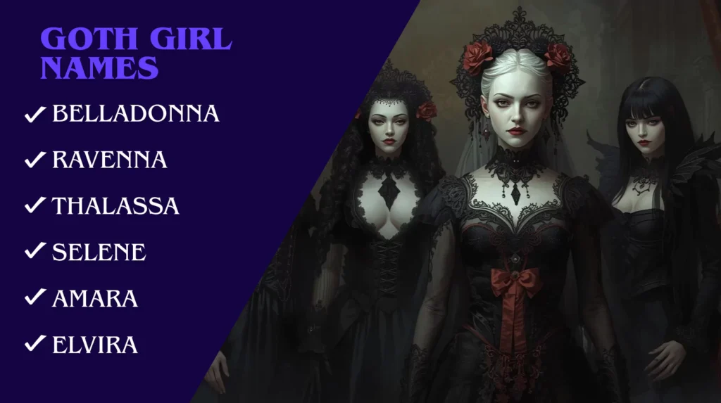 Goth Girl Names Goth Girl Names