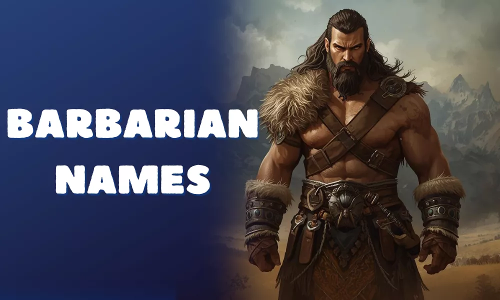 Barbarian Name Generator Barbarian Name Generator
