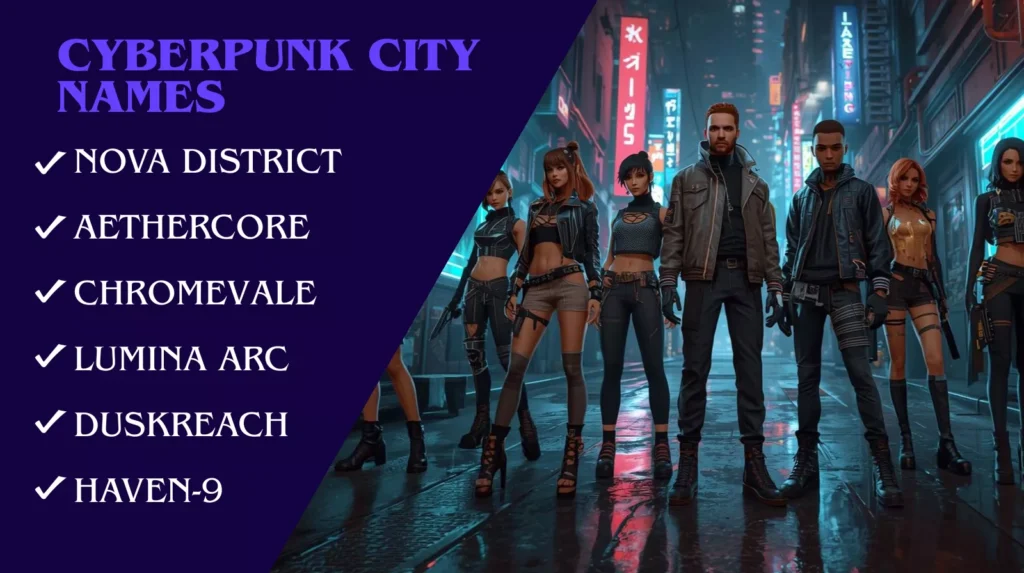 Cyberpunk City Names