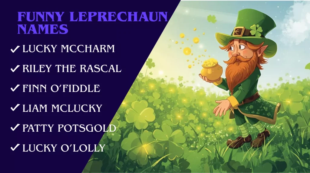 Funny Leprechaun Names Funny Leprechaun Names