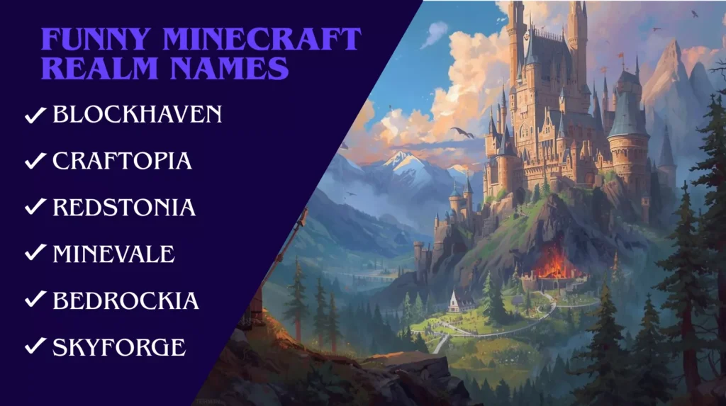 Funny Minecraft Realm Names Funny Minecraft Realm Names