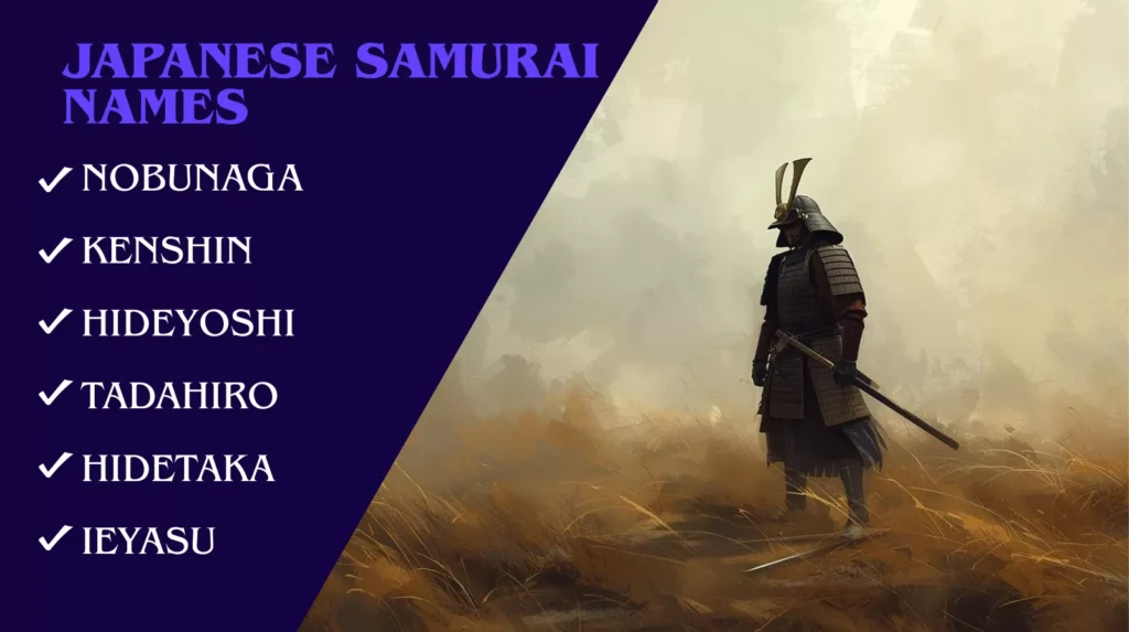 Japanese Samurai Names Japanese Samurai Names