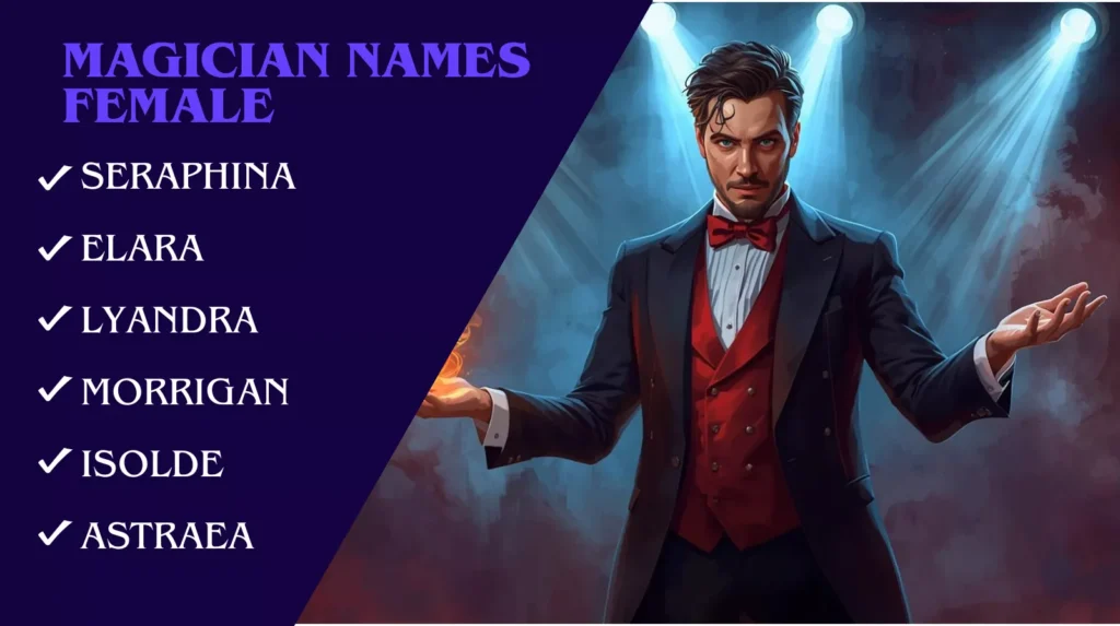 Magician Names Female Magician Names Female