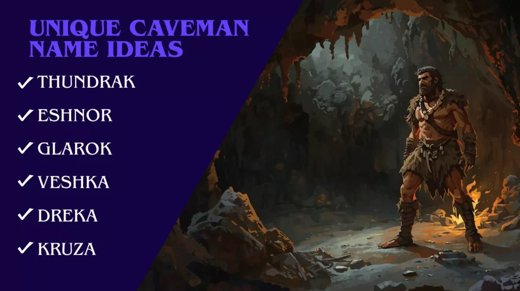 Unique Caveman Name Ideas Unique Caveman Name Ideas