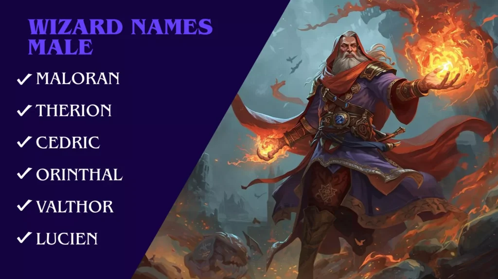 Wizard Name Male Wizard Name Male
