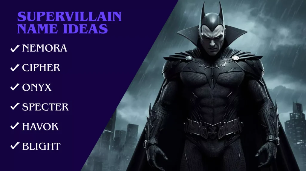 Supervillain Name Ideas