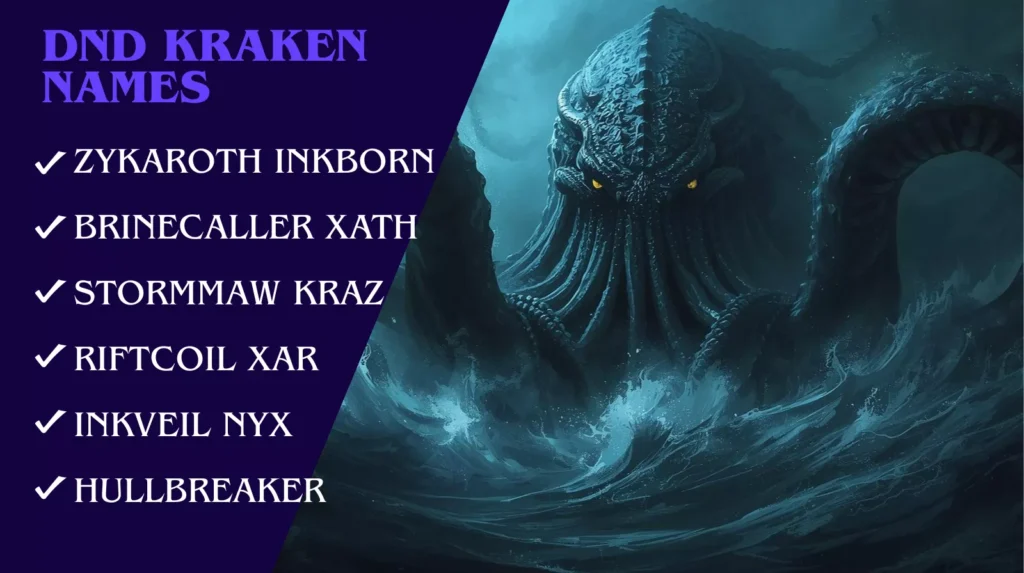 Dnd Kraken Names