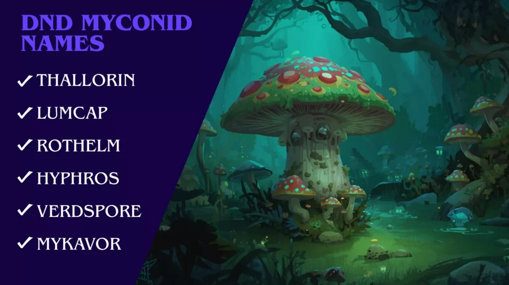 Dnd Myconid Names