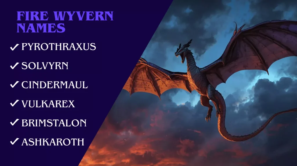 Fire Wyvern Names