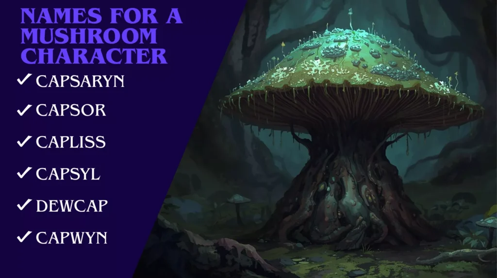 Names For A Mushroom Character