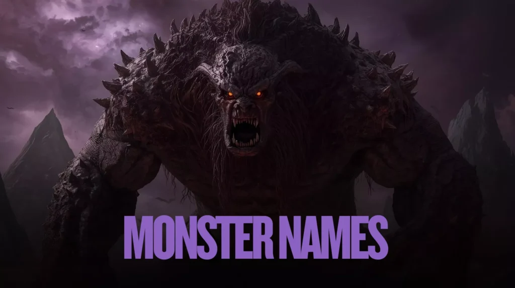 Monster Names