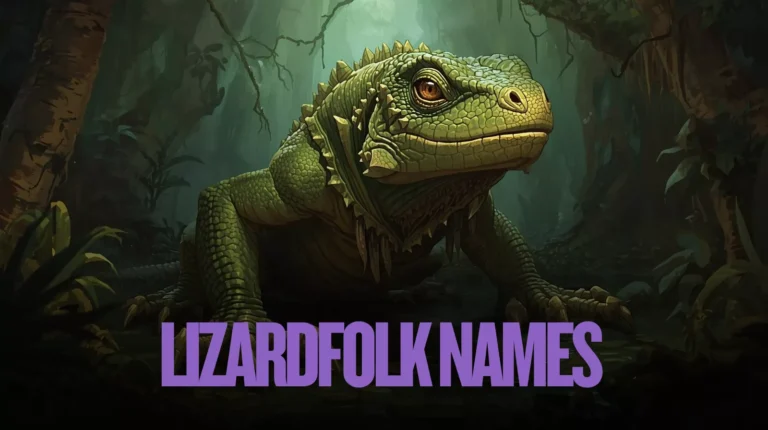 Lizardfolk Names