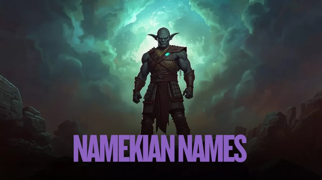 Namekian Names